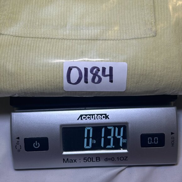 Paloma Flared Leg Pants Mid-Rise Fit Soft Corduroy Wool Fabric Sunny Yellow W 34 - Picture 11 of 12